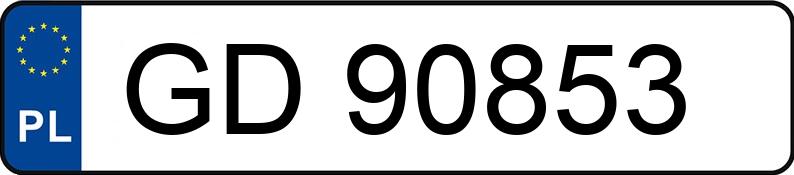 Numer rejestracyjny GD 90853 posiada DAEWOO / FSO Lanos 1.4 Kat. MR`97 S - GD90853