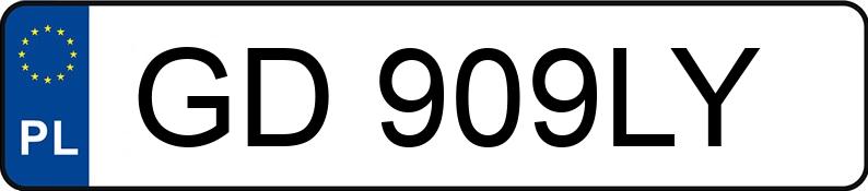 Numer rejestracyjny GD 909LY posiada SEAT LEON ST - GD909LY Numer rejestracyjny GD 909LY posiada SEAT LEON ST - GD909LY