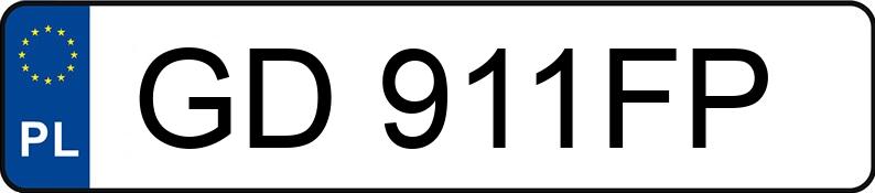 Numer rejestracyjny GD 911FP posiada NISSAN PATROL 2.8 - GD911FP