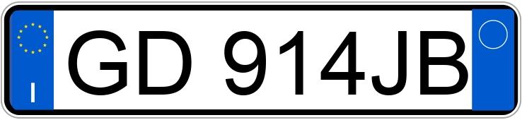 Numer rejestracyjny GD914JB posiada VOLKSWAGEN Golf 8a serie