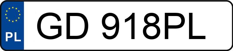 Numer rejestracyjny GD 918PL posiada SKODA Octavia 1.9 TDI MR`01 E3 Ambiente - GD918PL Numer rejestracyjny GD 918PL posiada SKODA Octavia 1.9 TDI MR`01 E3 Ambiente - GD918PL