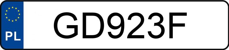 Numer rejestracyjny GD 923F posiada KEEWAY Skutery - GD923F