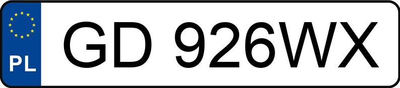 Numer rejestracyjny GD 926WX posiada AUDI A3 1.9 TDi DPF MR`06 E4 8P Ambiente - GD926WX Numer rejestracyjny GD 926WX posiada AUDI A3 1.9 TDi DPF MR`06 E4 8P Ambiente - GD926WX