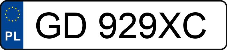 Numer rejestracyjny GD 929XC posiada VOLVO S60 - GD929XC