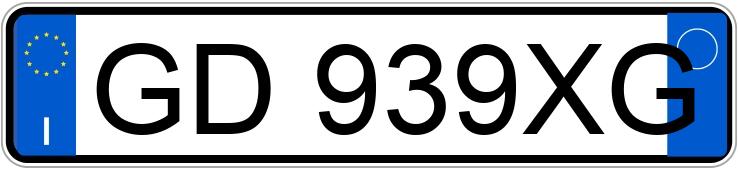 The registration number GD939XG has FERRARI 812 GTS