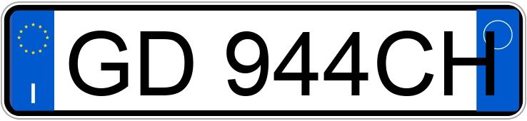 Numer rejestracyjny GD944CH posiada SUBARU XV 1a serie