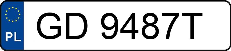 Numer rejestracyjny GD 9487T posiada SKODA OCTAVIA - GD9487T Numer rejestracyjny GD 9487T posiada SKODA OCTAVIA - GD9487T