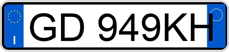 Numer rejestracyjny GD949KH posiada FIAT Punto Evo Numer rejestracyjny GD949KH posiada FIAT Punto Evo