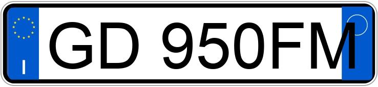 Registreringsnummeret GD950FM har PEUGEOT RIFTER