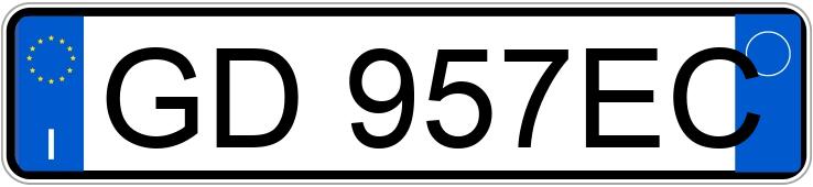 Numer rejestracyjny GD957EC posiada VOLVO XC60