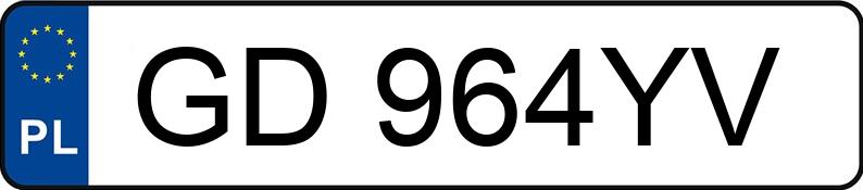 Numer rejestracyjny GD 964YV posiada AUDI S3 LIMOUSINE - GD964YV