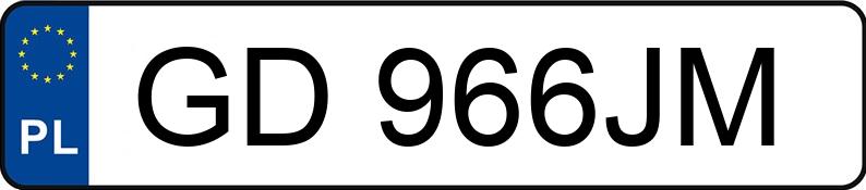 Numer rejestracyjny GD 966JM posiada FORD Fiesta 2.0 MR`06 E4 ST - GD966JM