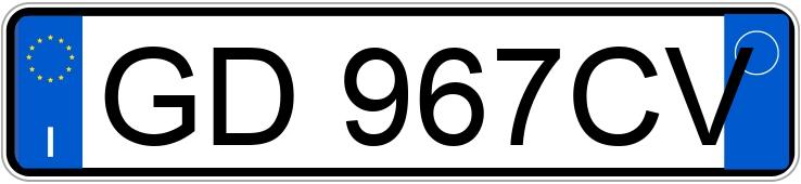 Numer rejestracyjny GD967CV posiada OPEL Corsa 6a serie