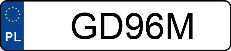 Le numéro d’enregistrement GD 96M a BUICK RIVIERA - GD96M