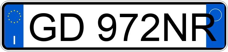 Numer rejestracyjny GD972NR posiada AUDI Q3 2a serie