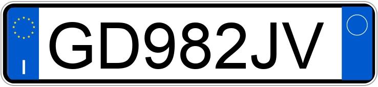 Numer rejestracyjny GD982JV posiada JEEP Compass 2a serie