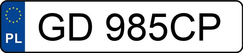 Numer rejestracyjny GD 985CP posiada OPEL Corsa D 1.3 CDTH MR`06 E4 Cosmo - GD985CP Numer rejestracyjny GD 985CP posiada OPEL Corsa D 1.3 CDTH MR`06 E4 Cosmo - GD985CP