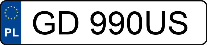 Numer rejestracyjny GD 990US posiada CITROEN C5 - GD990US