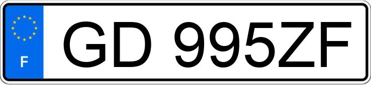 Numer rejestracyjny GD995ZF posiada PEUGEOT BOXER*