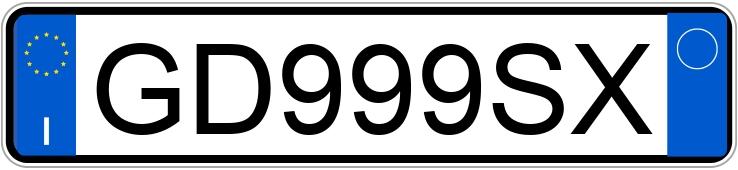 Numer rejestracyjny GD999SX posiada ALFA ROMEO Stelvio Stelvio 2.2 TD 160 CV AT8 RWD Business (118 kw)