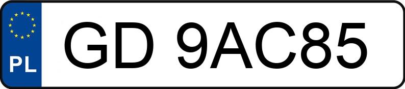 Numer rejestracyjny GD 9AC85 posiada LIXIANG L7 - GD9AC85