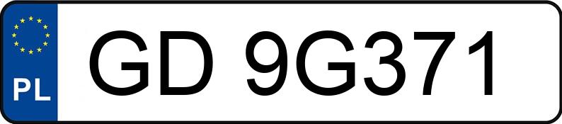 Numer rejestracyjny GD 9G371 posiada DAIMLERCHRYSLER CLK 270 - GD9G371