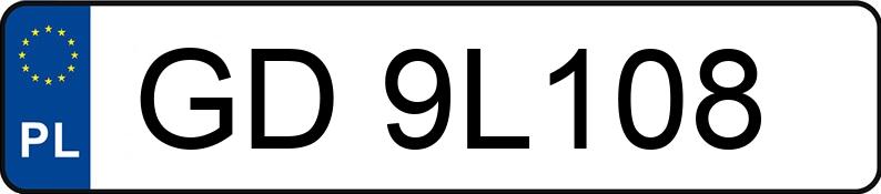 Numer rejestracyjny GD 9L108 posiada AUDI A4 1.6 Kat. B5 A4 1.6 Kat. B5 - GD9L108