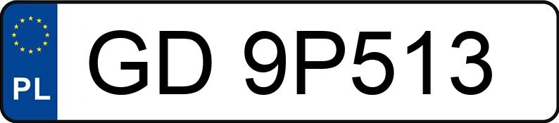 Numer rejestracyjny GD 9P513 posiada TOYOTA C-HR - GD9P513