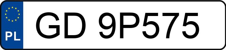 Numer rejestracyjny GD 9P575 posiada HYUNDAI TUCSON - GD9P575