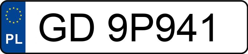 Numer rejestracyjny GD 9P941 posiada MERCEDES-BENZ CLA 250 4MATIC - GD9P941