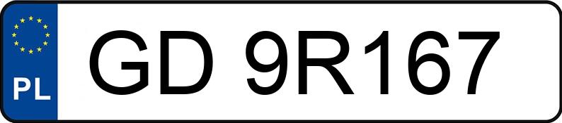 Numer rejestracyjny GD 9R167 posiada CITROEN BERLINGO - GD9R167