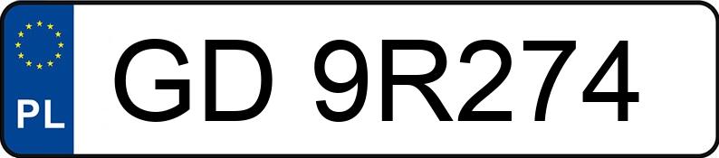 Numer rejestracyjny GD 9R274 posiada AUDI S6 Quattro 3.0 TDi MR`23 E6d/e C8 Tiptronic - GD9R274