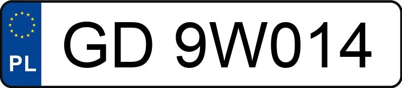 Numer rejestracyjny GD 9W014 posiada LEXUS IS 200 - GD9W014
