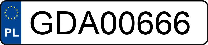 Numer rejestracyjny GDA 00666 posiada MERCEDES-BENZ GLC 300 4MATIC - GDA00666