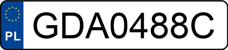 Numer rejestracyjny GDA 0488C posiada BMW 320D - GDA0488C