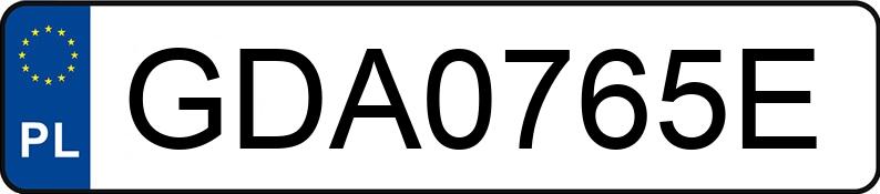 Numer rejestracyjny GDA 0765E posiada MCLAREN 765LT COUPE MA3 - GDA0765E