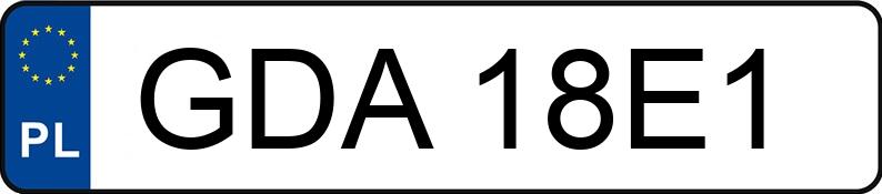 Numer rejestracyjny GDA 18E1 posiada MERCEDES-BENZ 711D E2 6.6t 711D E2 6.6t - GDA18E1