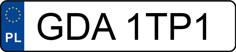 Numer rejestracyjny GDA 1TP1 posiada JEEP Grand Cherokee IV 3.0 CRD MR`10 E5 Overland - GDA1TP1