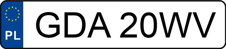 Numer rejestracyjny GDA 20WV posiada MAN 12.180 TGL E4 12.0t - GDA20WV