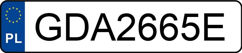 Numer rejestracyjny GDA 2665E posiada AUDI A5 Coupe Quattro 3.0 TDi DPF MR`07 E4 B8 A5 Coupe Quattro 3.0 TDi DPF MR`07 E4 B8 - GDA2665E