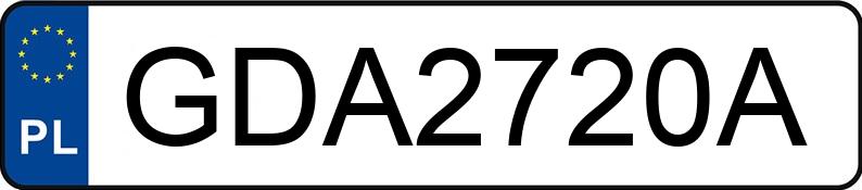 Numer rejestracyjny GDA 2720A posiada BMW 320i MR`19 E6d G20 xDrive Steptronic - GDA2720A