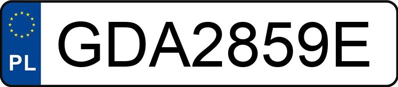 Numer rejestracyjny GDA 2859E posiada FORD FOCUS - GDA2859E Numer rejestracyjny GDA 2859E posiada FORD FOCUS - GDA2859E