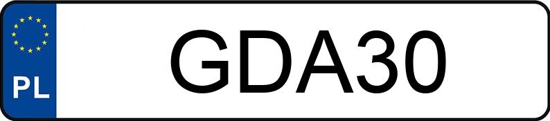 Le numéro d’enregistrement GDA 30 a FSR (Tarpan) Honker Diesel E1 4012 - GDA30