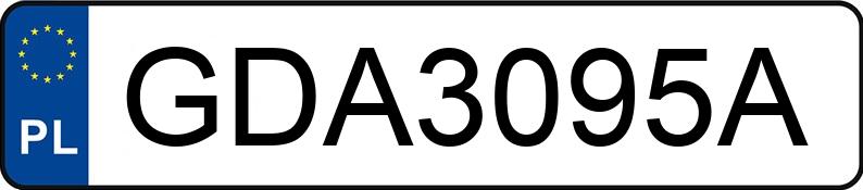 Numer rejestracyjny GDA 3095A posiada SKODA SUPERB - GDA3095A