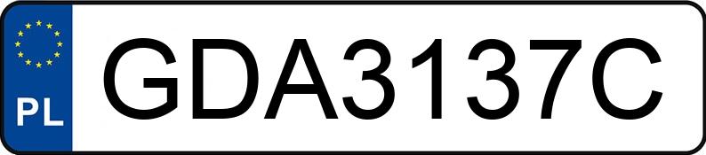 Numer rejestracyjny GDA 3137C posiada MAN TGX L.2018.858.001 - GDA3137C