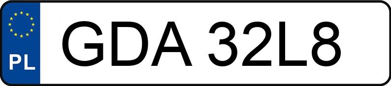 Numer rejestracyjny GDA 32L8 posiada BMW 525i Touring Kat. MR`01 E3 E39 525i Touring Kat. MR`01 E3 E39 - GDA32L8