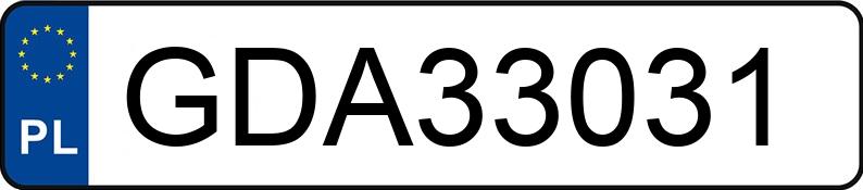 Numer rejestracyjny GDA 33031 posiada DAF XF 460 FT - GDA33031