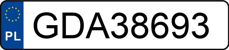 Numer rejestracyjny GDA 38693 posiada VOLVO XC60 - GDA38693