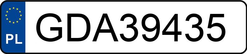 Numer rejestracyjny GDA 39435 posiada VOLKSWAGEN GOLF - GDA39435 Numer rejestracyjny GDA 39435 posiada VOLKSWAGEN GOLF - GDA39435