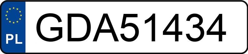 Numer rejestracyjny GDA 51434 posiada DACIA DOKKER - GDA51434